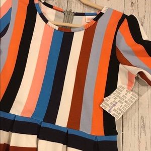 Striped Lularoe Amelia